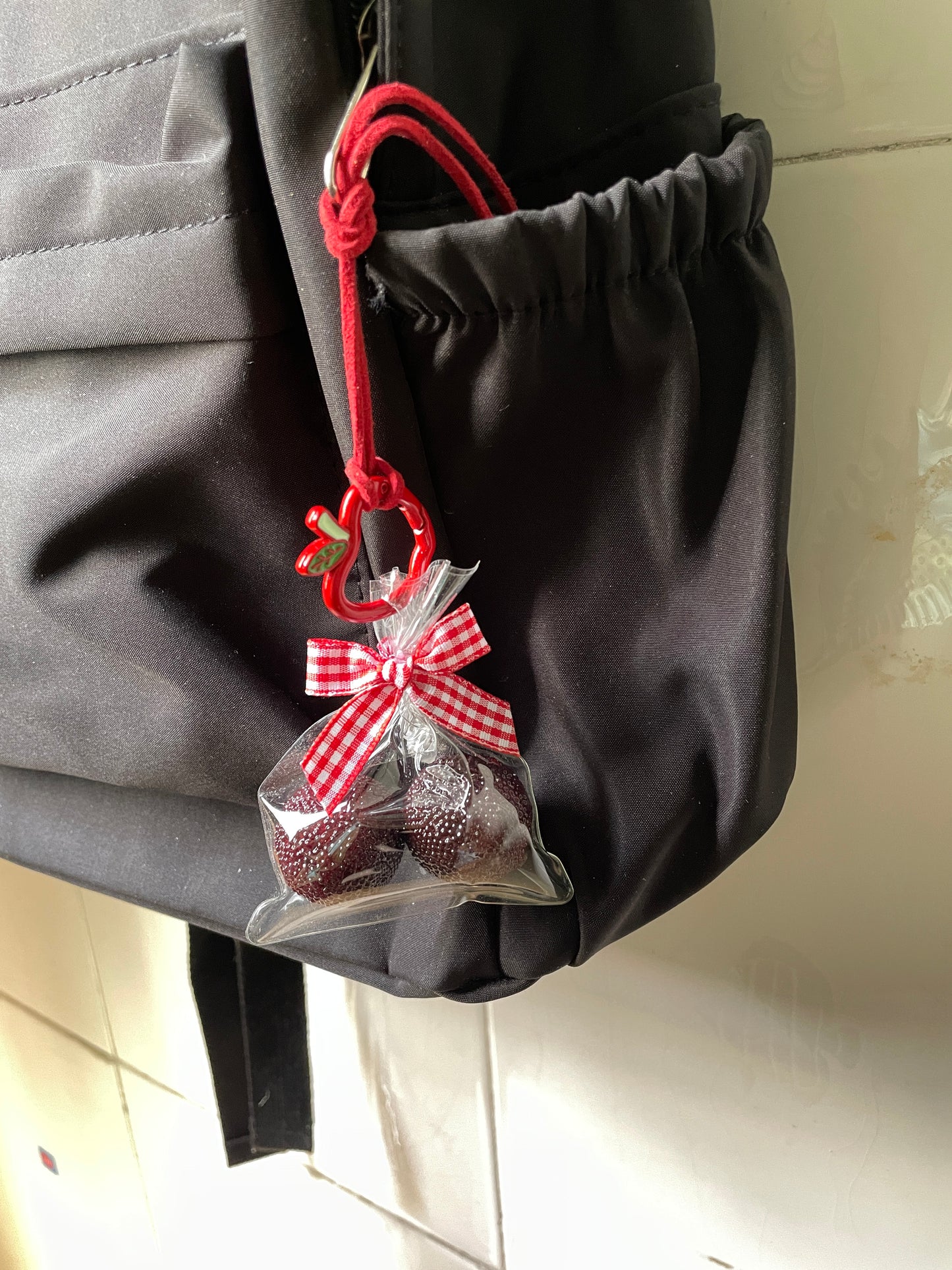 handmade artificial a bag of furit