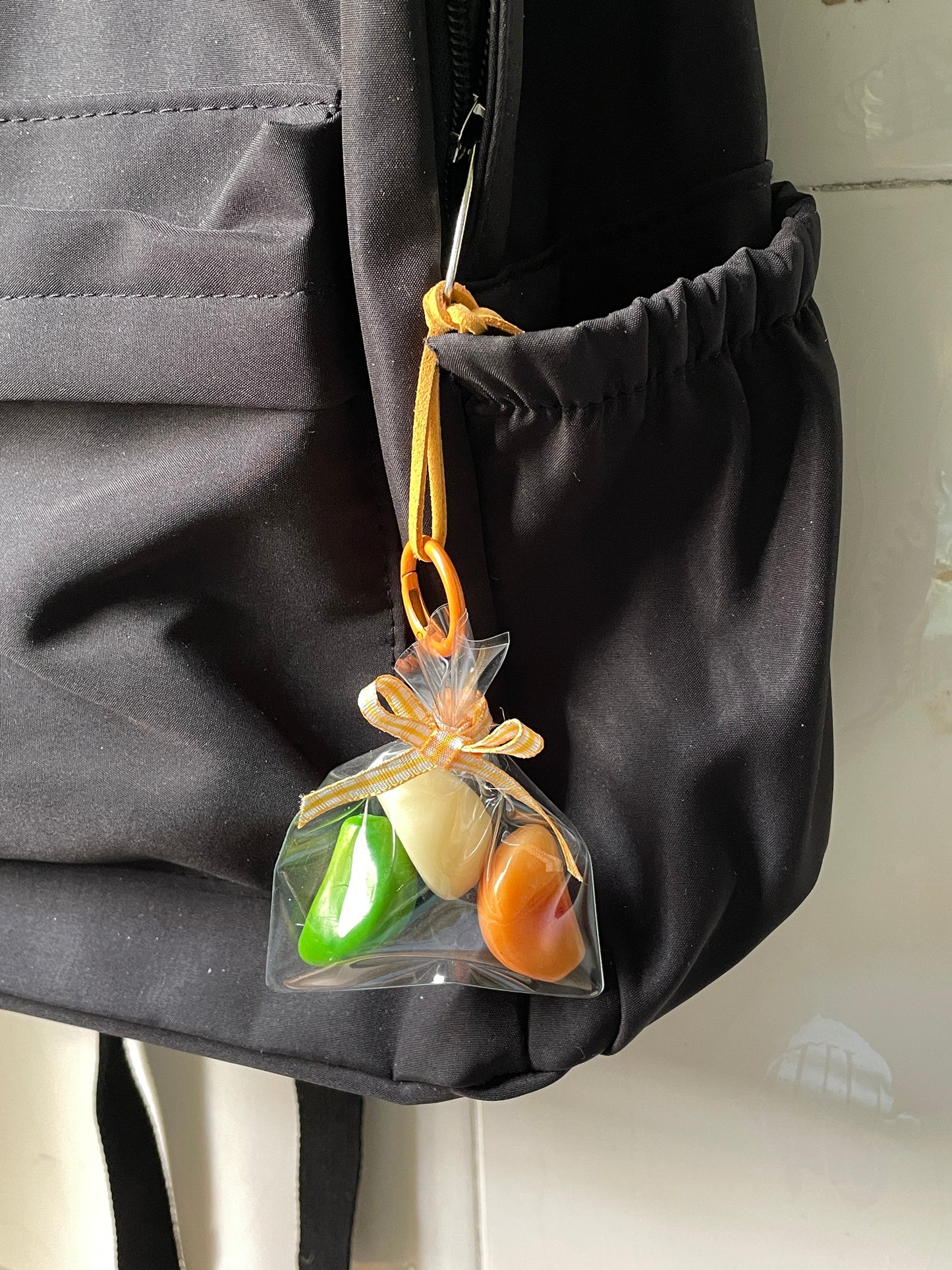 handmade artificial a bag of furit