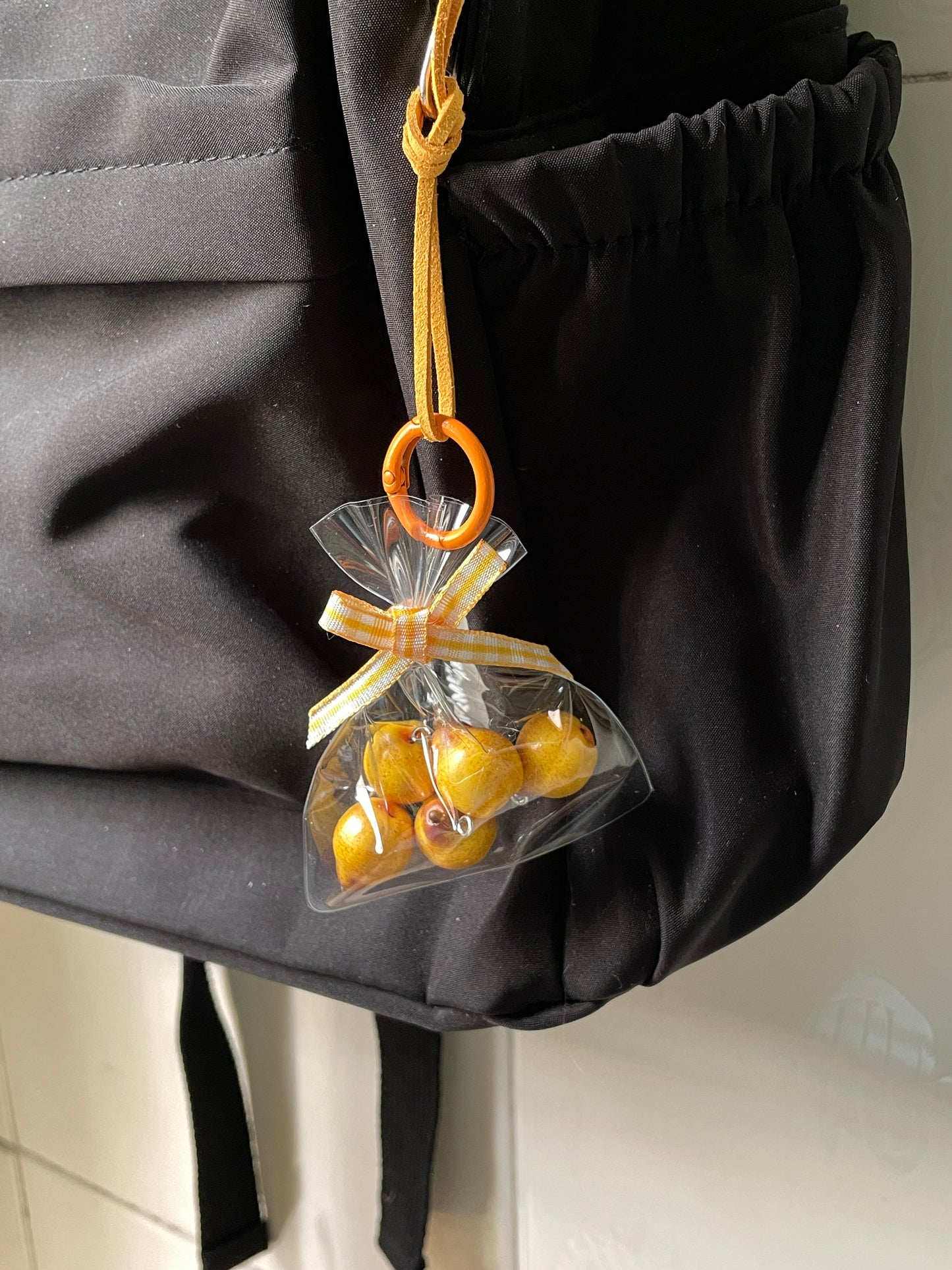 handmade artificial a bag of furit