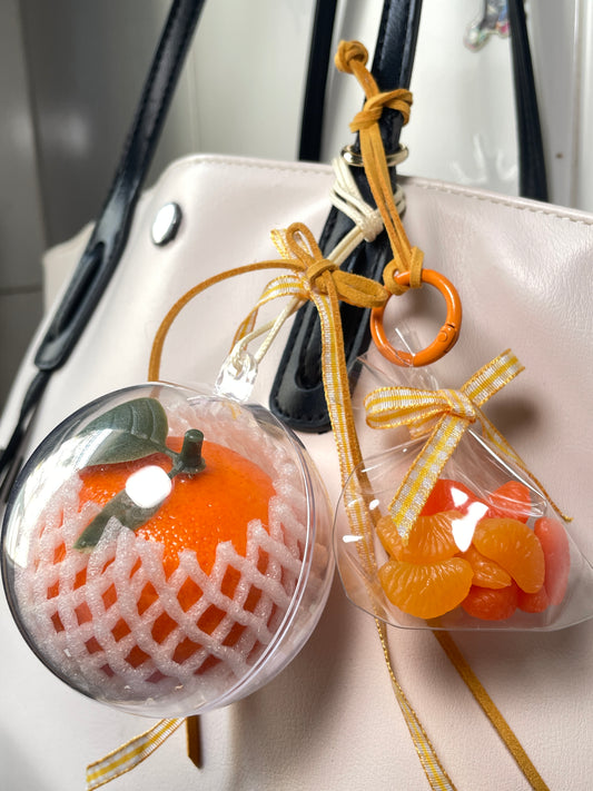 handmade artificial tangerine&orange