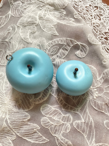 handmade artificial blue apple