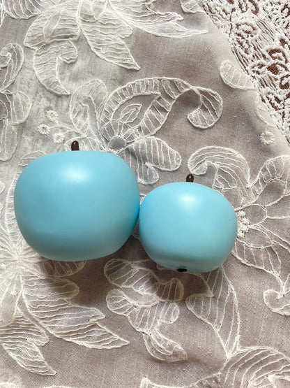 handmade artificial blue apple