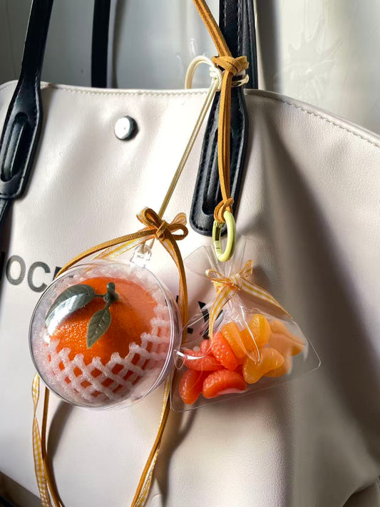 handmade artificial tangerine&orange