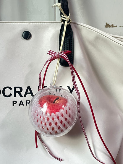 handmade artificial red apple