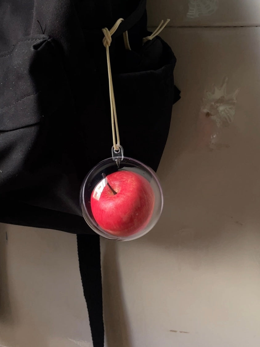 handmade artificial red apple