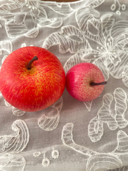 handmade artificial red apple