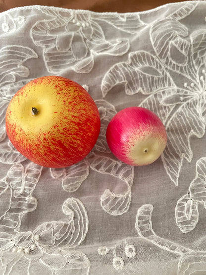 handmade artificial red apple