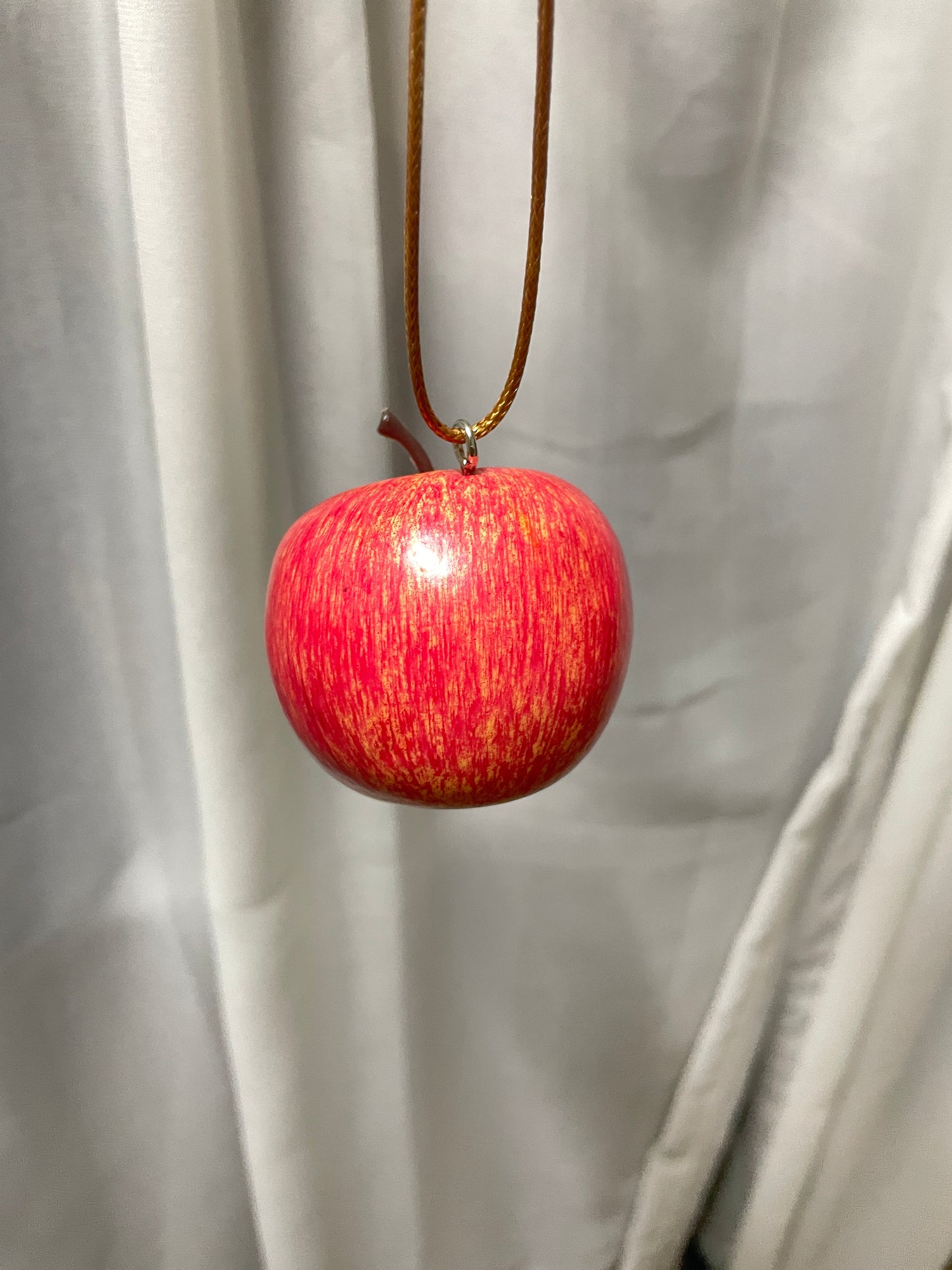handmade artificial red apple