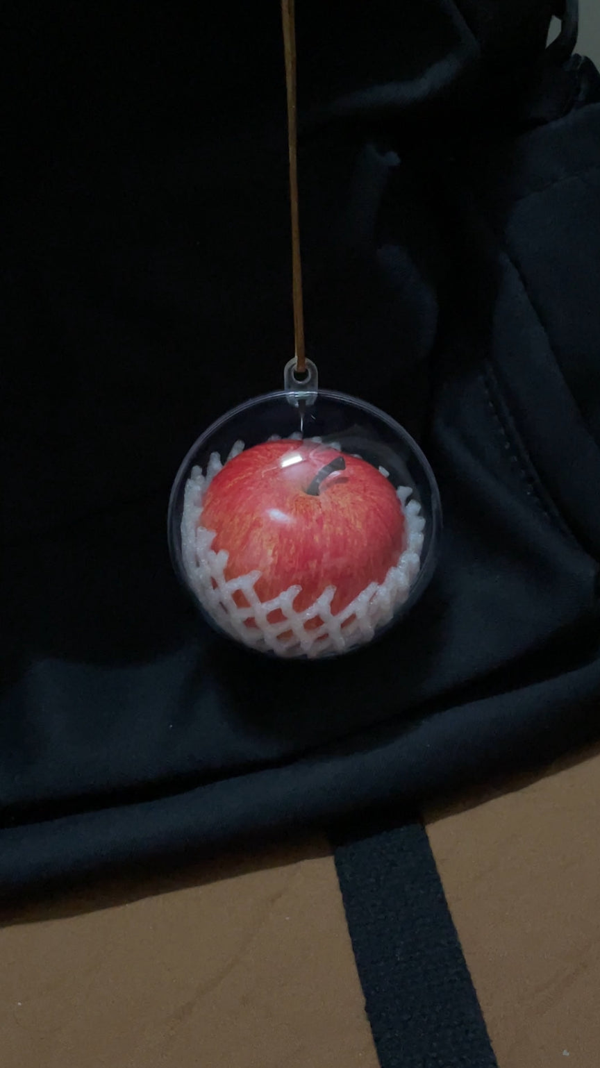 handmade artificial red apple