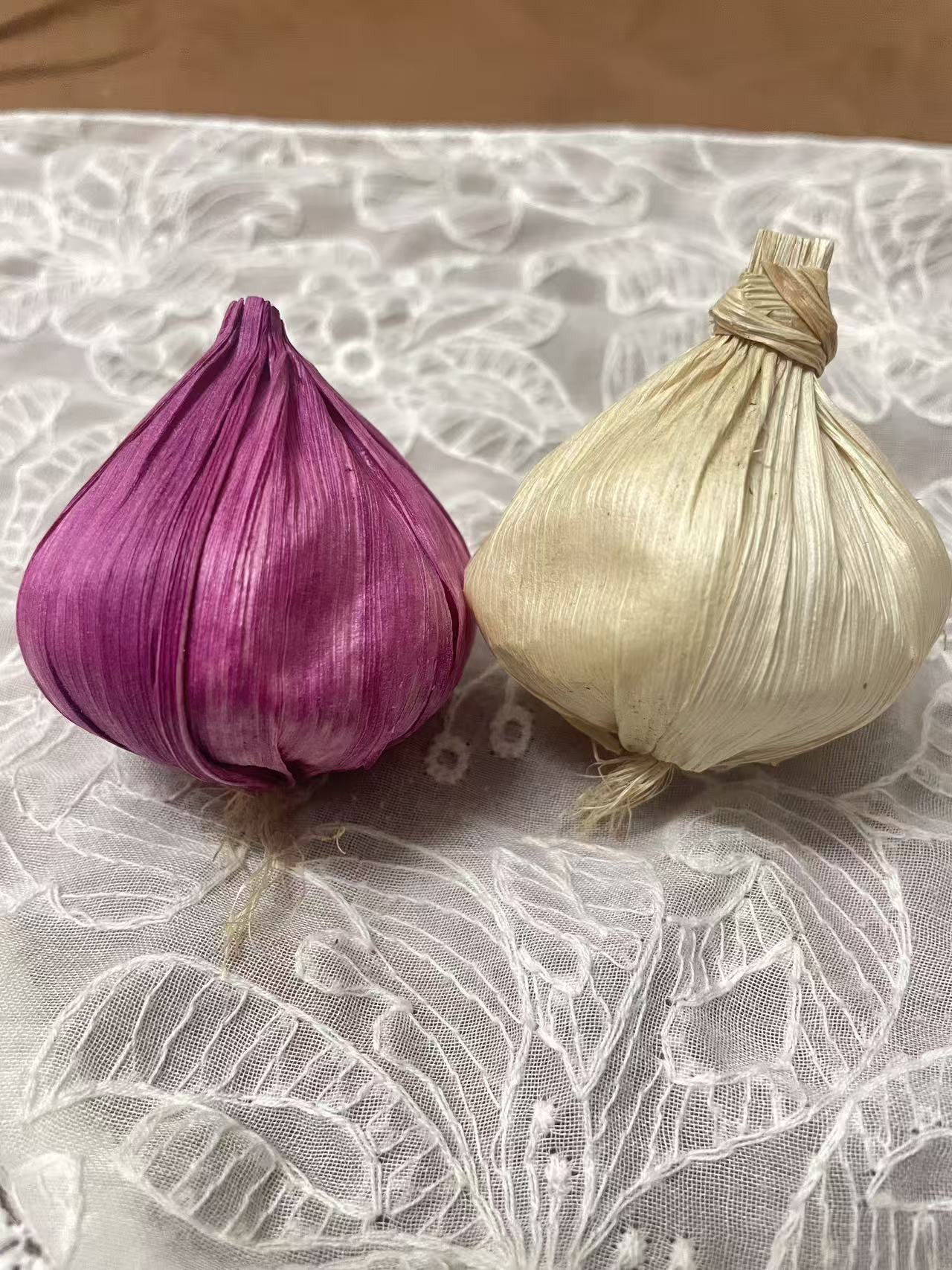 handmade artificial Garlic